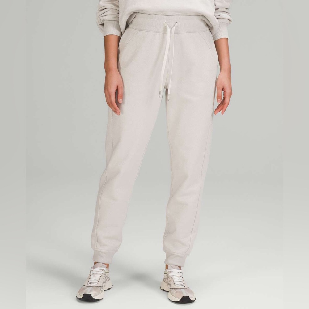 Lululemon Scuba High-Rise Jogger *Sparkle White Opal Size 6 !Read!